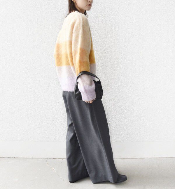 SHIPS for women「【WEB限定】〈手洗い可能〉モヘヤ混 グラデーション ニット プルオーバー」|ニット・セーター|