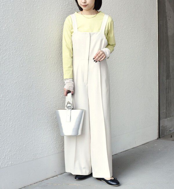 SHIPS Colors 「SHIPS Colors:〈手洗い可能〉レース 切替スリーブ カットソー◇」|Tシャツ・カットソー|