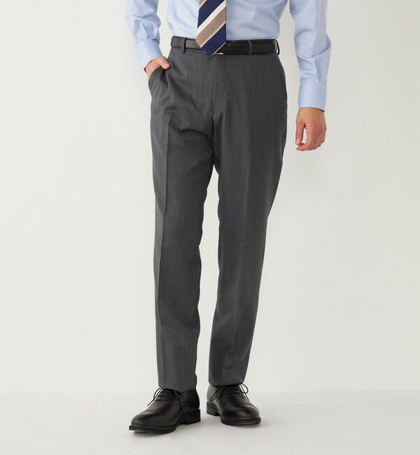 SHIPS Colors 「SHIPS Colors:CANONICO ペレニアル スーツ スラックス(セットアップ対応可能)」|スラックス|チャコールグレー