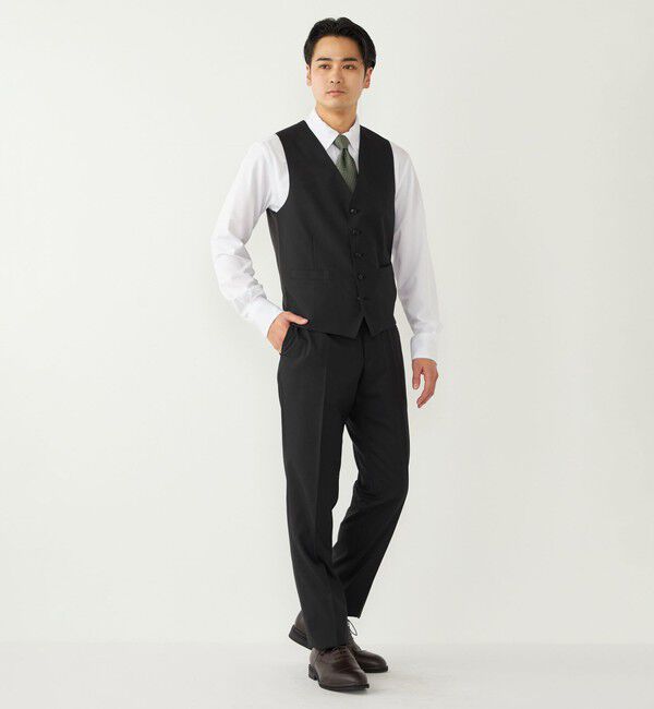 SHIPS Colors 「SHIPS Colors:〈洗濯機可能〉T/W スーツ ベスト(セットアップ対応可能)」|ベスト・ジレ|