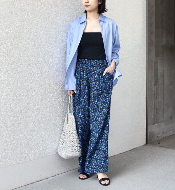 SHIPS Colors 「《予約》SHIPS Colors:〈手洗い可能〉MULHOUSE フラワー プリント パンツ◆」|その他|