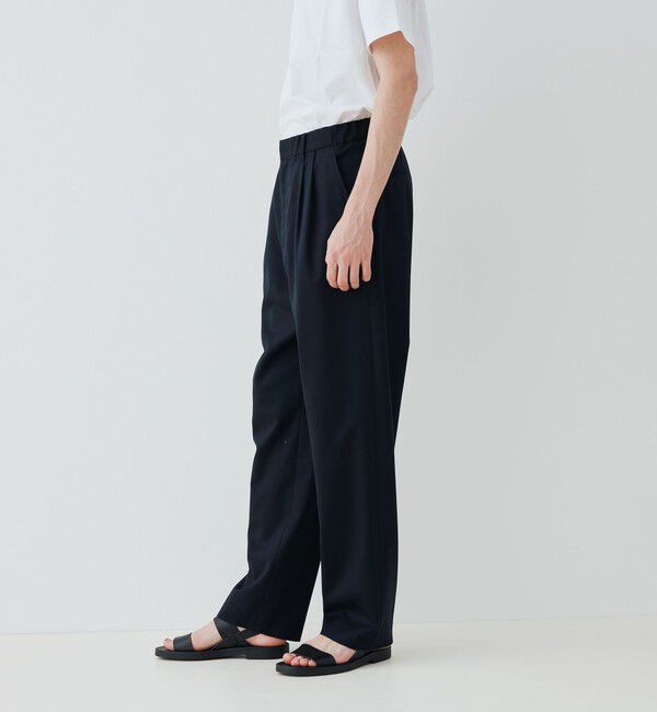 GALERIE VIE「 ウォッシャブルギャバジン タックパンツ」|その他|