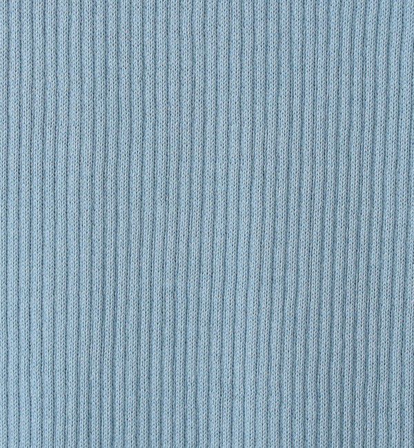 GALERIE VIE「ギザコットンリブ クルーネックプルオーバー」|ニット・セーター|