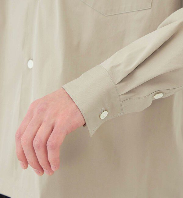 GALERIE VIE「ストレッチタイプライター オープンカラーシャツ」|シャツ・ブラウス|