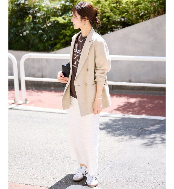 SLOBE IENA「《追加》フリルカットソータイトスカート」|スカート|