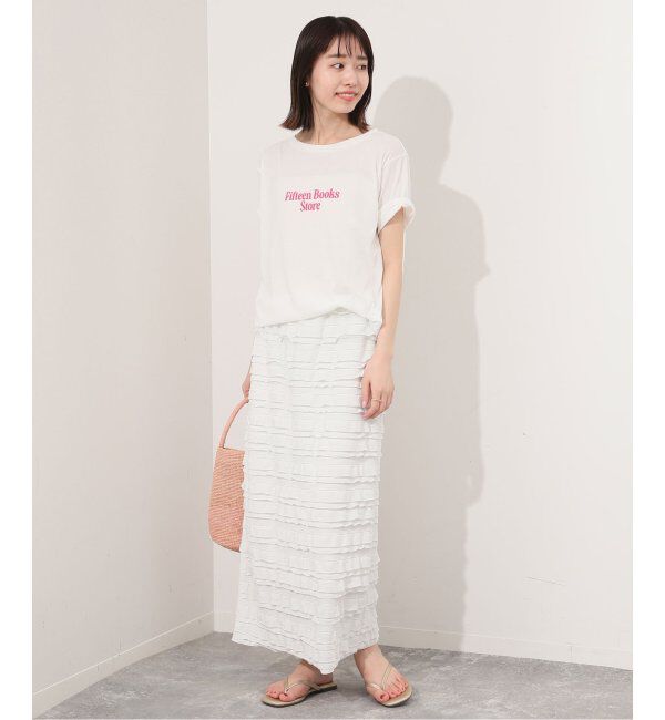 SLOBE IENA「《追加》フリルカットソータイトスカート」|スカート|
