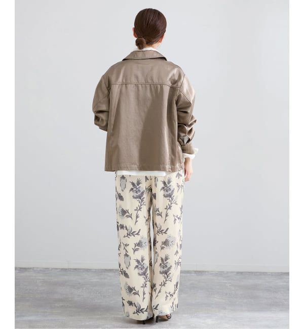IENA「Deveauxボタニカルフラワープリントパンツ」|その他|