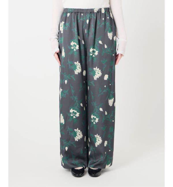 IENA「Deveauxボタニカルフラワープリントパンツ」|その他|