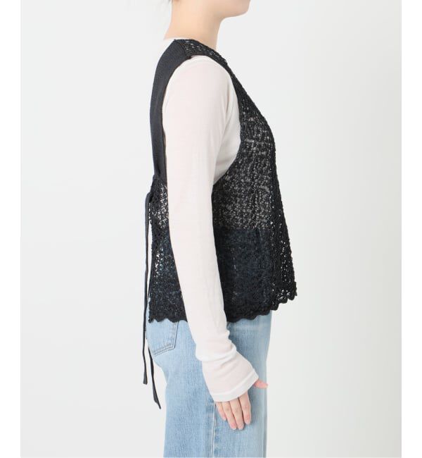 IENA「《予約》enrica/エンリカ レースガラKNIT ニット KNIT225」|ニット・セーター|