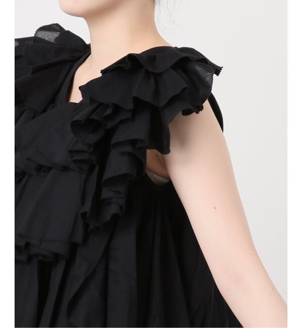 IENA「《予約》AAYUSHI/アユーシ レイヤードラッフルブラウス SFN0715」|シャツ・ブラウス|