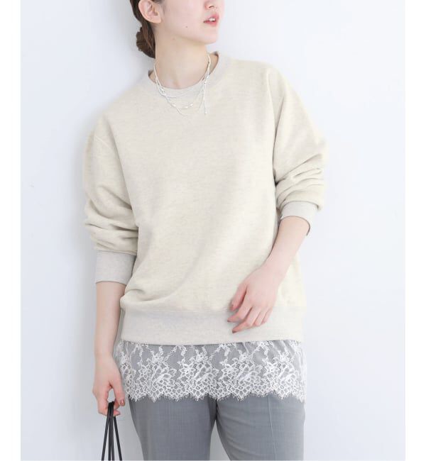 IENA「《追加2予約》LOOPWHEELER for IENA 別注 C/N SWEAT スウェット」|スウェット・ジャージ|