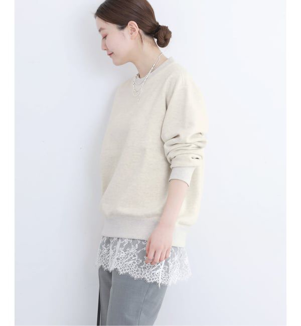 IENA「《追加2予約》LOOPWHEELER for IENA 別注 C/N SWEAT スウェット」|スウェット・ジャージ|