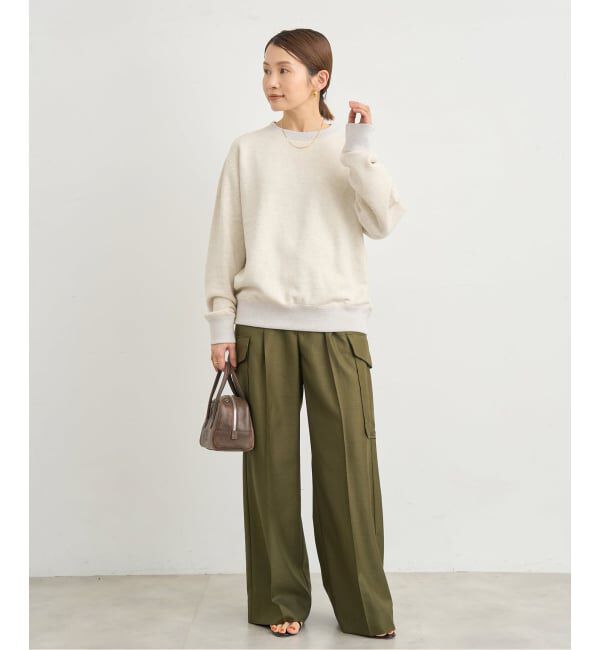 IENA「《追加2予約》LOOPWHEELER for IENA 別注 C/N SWEAT スウェット」|スウェット・ジャージ|