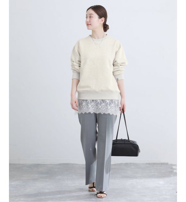 IENA「《追加2予約》LOOPWHEELER for IENA 別注 C/N SWEAT スウェット」|スウェット・ジャージ|