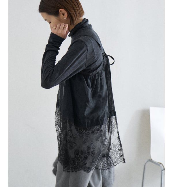 IENA「《追加2予約》Heriter/エリテ リバーレースキャミソール」|シャツ・ブラウス|