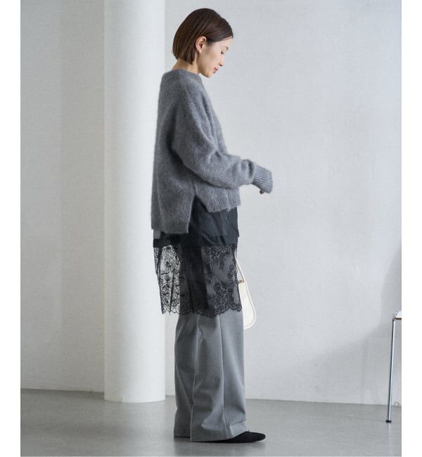 IENA「《追加2予約》Heriter/エリテ リバーレースキャミソール」|シャツ・ブラウス|