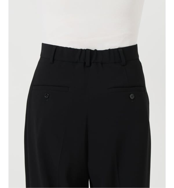 IENA「《追加》ウォッシャブル ジョーゼットスラックス」|スラックス|