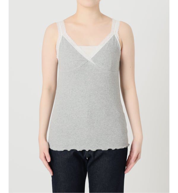 SLOBE IENA「《予約》テレコレースキャミ」|Tシャツ・カットソー|