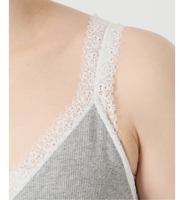 SLOBE IENA「《予約》テレコレースキャミ」|Tシャツ・カットソー|