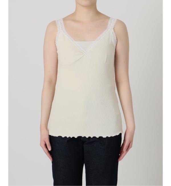 SLOBE IENA「《予約》テレコレースキャミ」|Tシャツ・カットソー|