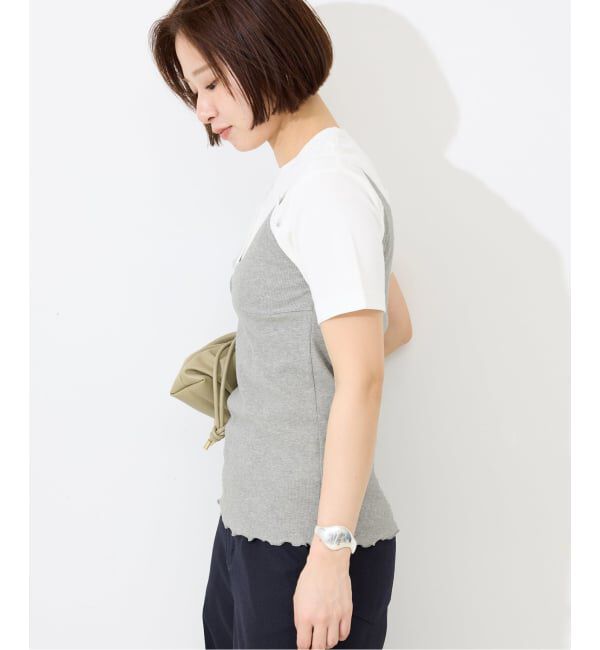 SLOBE IENA「《予約》テレコレースキャミ」|Tシャツ・カットソー|