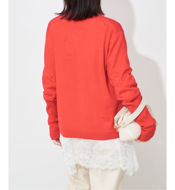 SLOBE IENA「《WEB限定/追加6予約》レースコンビカットソー」|Tシャツ・カットソー|