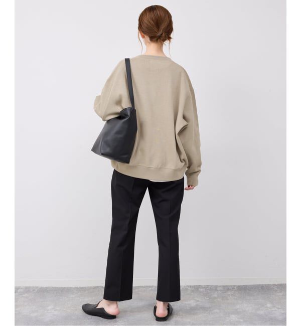 SLOBE IENA「《追加2予約》ダブルフェイスジャージースナップカーディガン」|カーディガン|