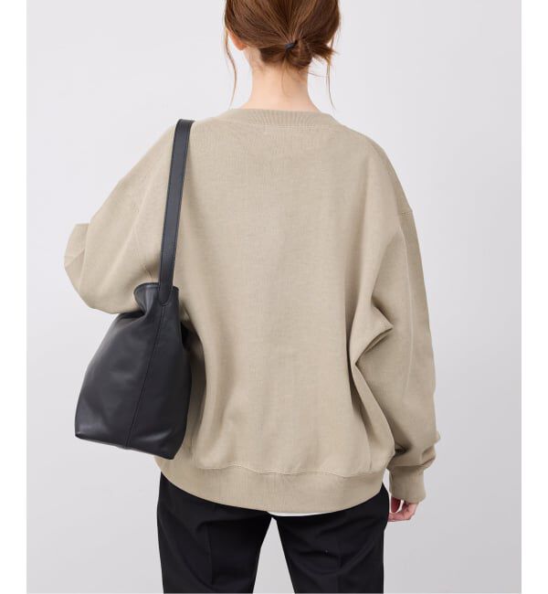 SLOBE IENA「《追加2予約》ダブルフェイスジャージースナップカーディガン」|カーディガン|