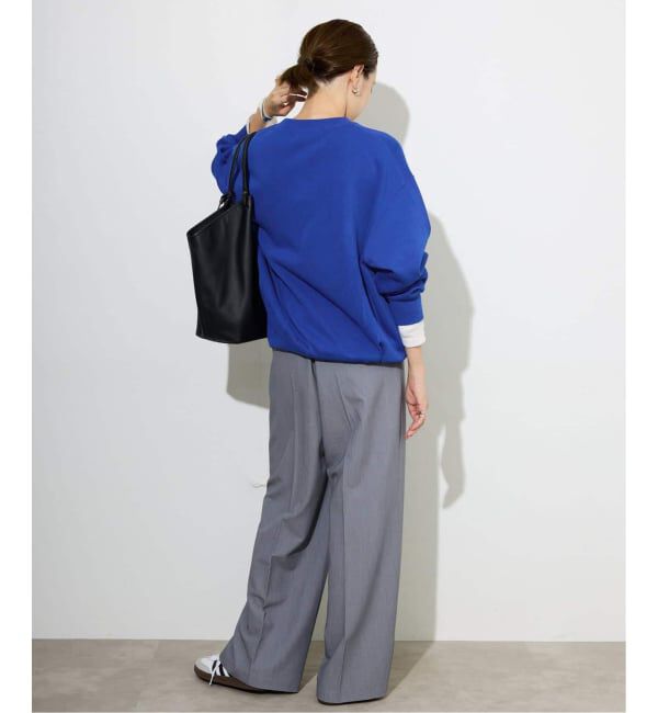 SLOBE IENA「《追加2予約》ダブルフェイスジャージースナップカーディガン」|カーディガン|