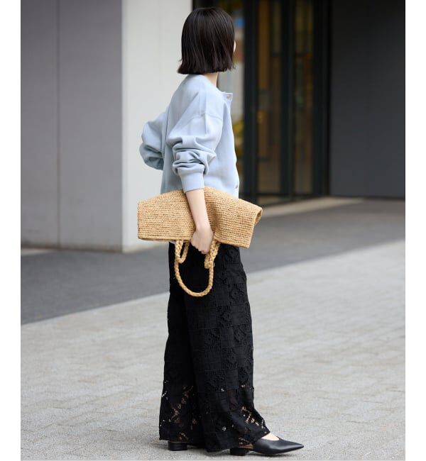 SLOBE IENA「《追加2予約》ダブルフェイスジャージースナップカーディガン」|カーディガン|