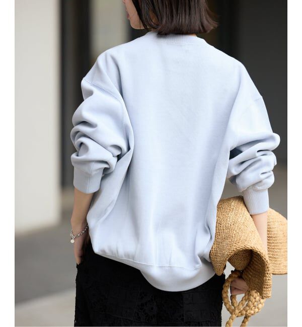 SLOBE IENA「《追加2予約》ダブルフェイスジャージースナップカーディガン」|カーディガン|