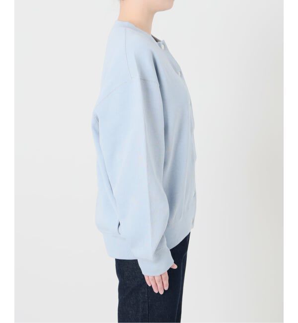 SLOBE IENA「《追加2予約》ダブルフェイスジャージースナップカーディガン」|カーディガン|