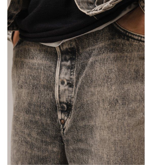 EDIFICE「Lee for BOUCLE 別注 カウボーイバギーパンツ フェード」|デニム|