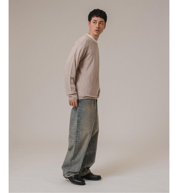 EDIFICE「Lee for BOUCLE 別注 カウボーイバギーパンツ フェード」|デニム|