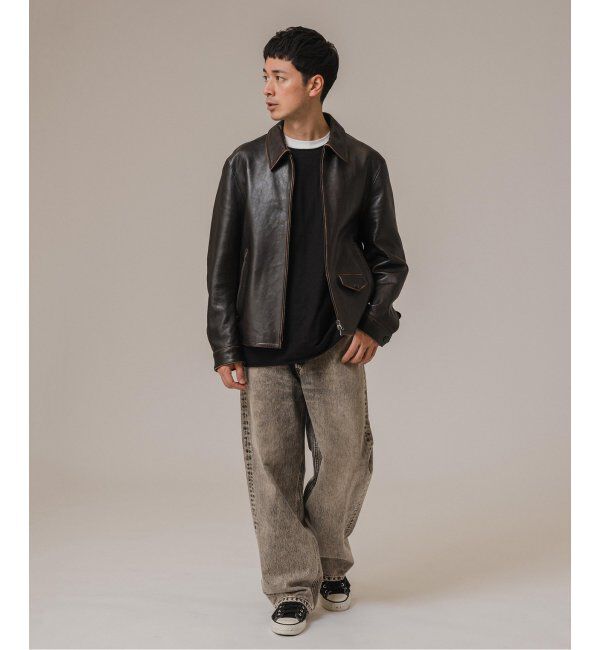 EDIFICE「Lee for BOUCLE 別注 カウボーイバギーパンツ フェード」|デニム|