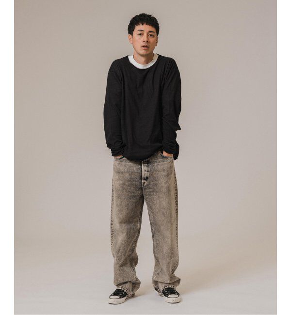 EDIFICE「Lee for BOUCLE 別注 カウボーイバギーパンツ フェード」|デニム|