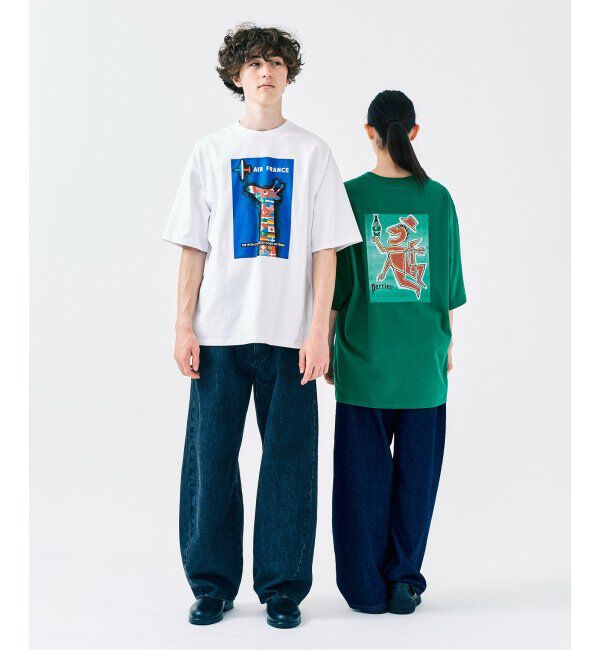 417 EDIFICE「SAVIGNAC サヴィニャック別注 French Company プリントTシャツ 1」|Tシャツ・カットソー|