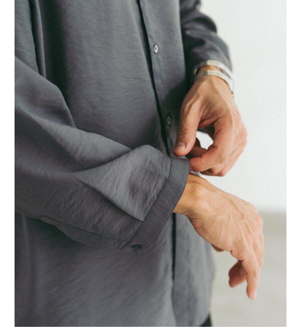 EDIFICE「シアー バンブー 8分袖 レギュラーシャツ」|シャツ・ブラウス|