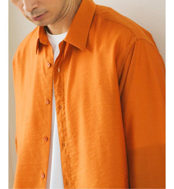 EDIFICE「シアー バンブー 8分袖 レギュラーシャツ」|シャツ・ブラウス|