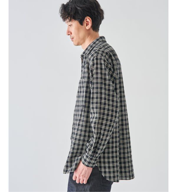 EDIFICE「《予約》コットンリネン ラウンド カラー シャツ」|シャツ・ブラウス|