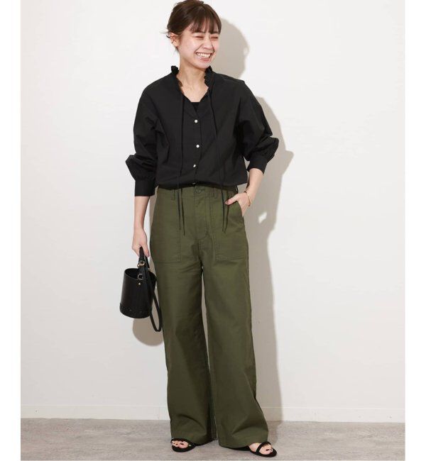 JOURNAL STANDARD relume「《追加8》ハイカウントコットンスタンドカラー2way」|シャツ・ブラウス|