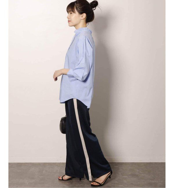 JOURNAL STANDARD relume「《追加8》ハイカウントコットンスタンドカラー2way」|シャツ・ブラウス|