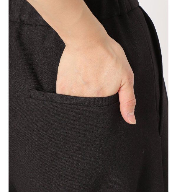 JOURNAL STANDARD relume「《追加5》ウォッシャブルサージストレッチタックワイドパンツ」|スラックス|