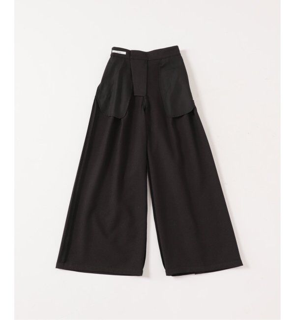 JOURNAL STANDARD relume「《追加5》ウォッシャブルサージストレッチタックワイドパンツ」|スラックス|