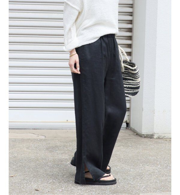 JOURNAL STANDARD relume「《追加》麻スリットイージーパンツ」|その他|