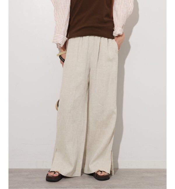 JOURNAL STANDARD relume「《追加2》麻スリットイージーパンツ」|その他|