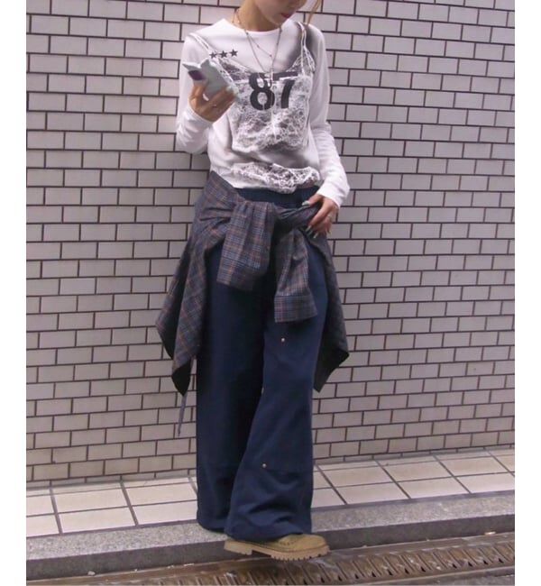 Oriens JOURNAL STANDARD「ペインタースウェットパンツ」|その他|ネイビー