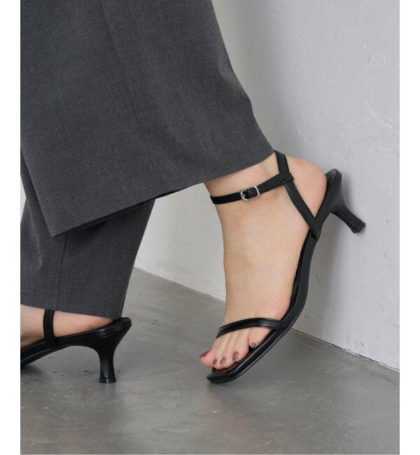 U by SPICK&SPAN「KOMOREBI MUSEUM/コモレビミュージアム アンクルストラップサンダル」|サンダル|