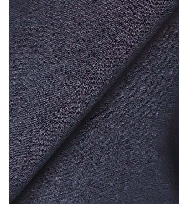 Spick and Span「《ゆったりサイズ》追加2予約 80リネンカシュクール ビッグシャツ」|シャツ・ブラウス|