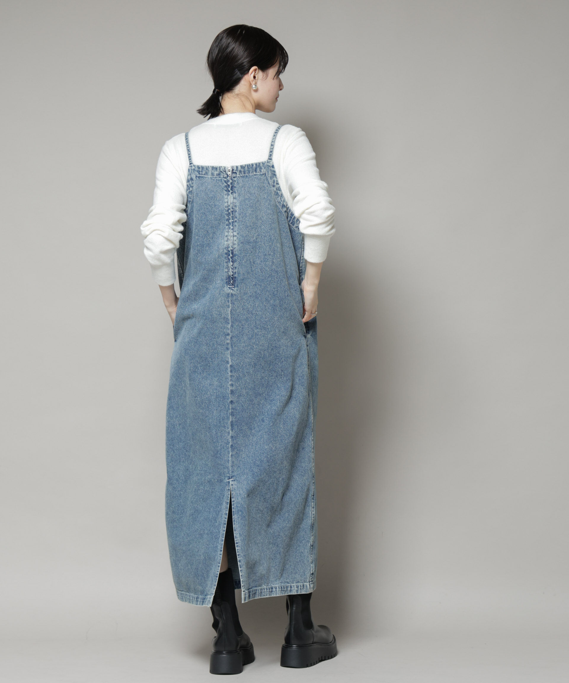 nano･universe「ミニラメシャギークルーネックカーディガン」|ニット・セーター|